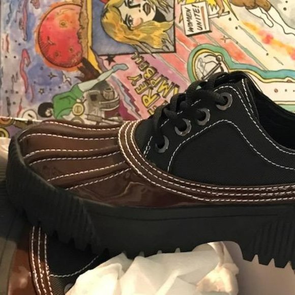 Jeffrey Campbell - Mallard NS Platform Lug Patent Multi - New in Box - SZ 6.5 - Picture 9 of 12